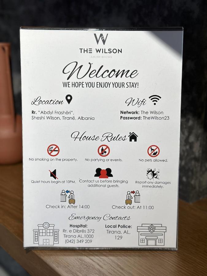 The Wilson Tirana Hotell Exteriör bild